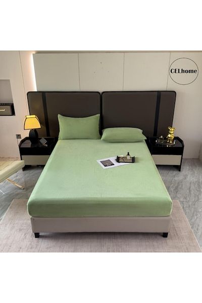 celhome Set lenjerie pat catifea 3 piese –
