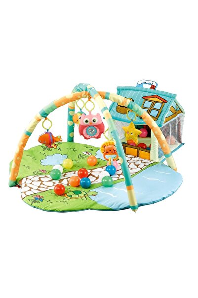 divendi-ro Centru de activități cu cutie de activități, 30 de mingi colorate ...