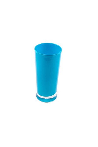 OEM Vaza din sticla ocnica, 14.5x5.7x7.5 cm, albastru