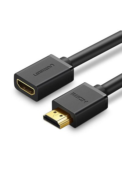 Ugreen Adaptor cablu HDMI 4K 10.2 Gbps 340Mhz, cablu prelungitor 0.5 m, negru