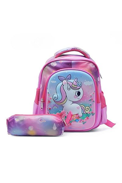Shihon 2-piece 12-inch girls' school backpack