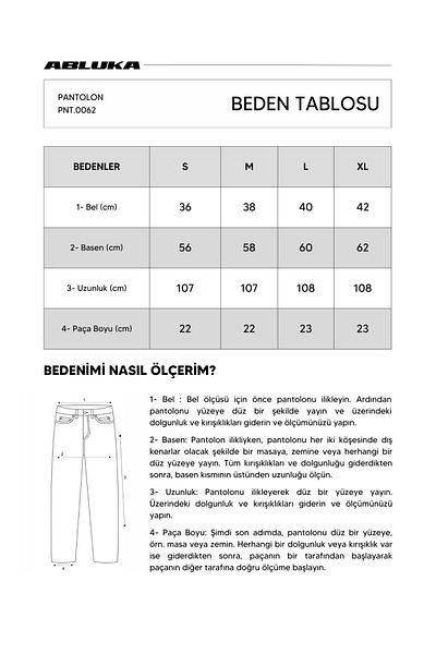 ablukaonline Men's Elastic Waist Baggy Trousers Mint