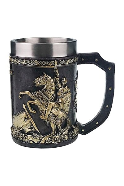 OEM Κούπα διπλού τοιχώματος από ρητίνη με ανοξείδωτο ατσάλι 10x14 εκ.