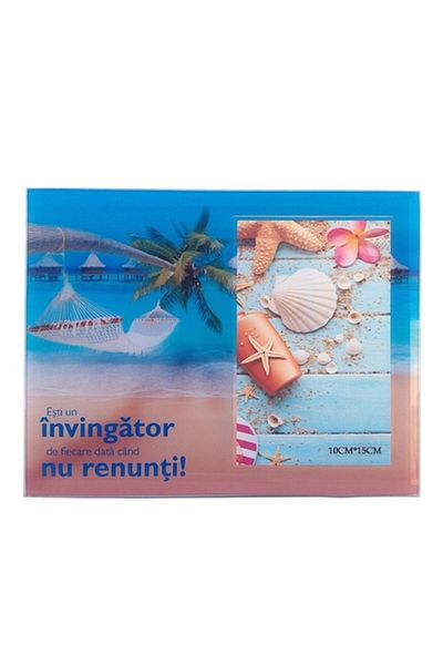 OEM Rama Foto, Sticla, Mesaje Motivationale, 10x15cm, Multicolor, M5