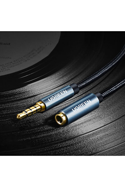 Ugreen Adaptor cablu prelungitor pentru căști mini jack 3.5mm 0.5m albastru