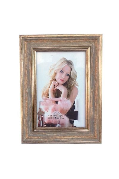 OEM Photo Frame, Wood Imitation M2, 13x18cm, Brown-Gold