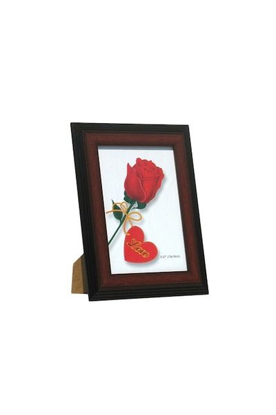 OEM Ramă foto din plastic maro, 18x23 cm