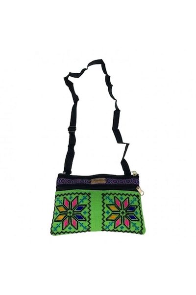 OEM Textile Bag with Traditional Handmade Embroidery 25x17 cm M6