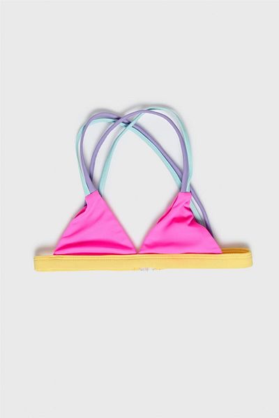 Tyess Girl Pink Bikini Top