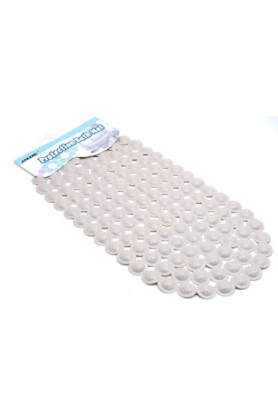 OEM PVC Bathroom Rug 65x35 cm White