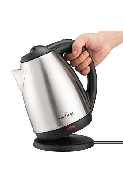 Lehmann Electric Kettle - 2L Stainless Steel, 1500W, LED Indicator