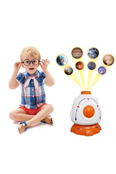 divendi-ro Proiector planetar cu 3 figurine, astronaut, robot și extraterestr...