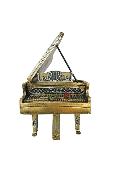 OEM Piggy Bank in the Shape of a Piano, 14x22 cm, Brown