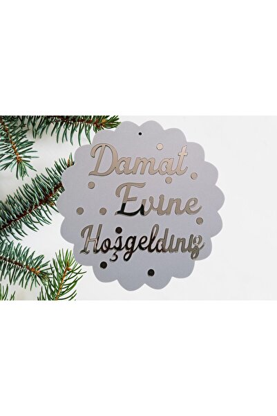 Şirin Lazer Welcome to the Groom's House Written Door Decoration Wall Decoration