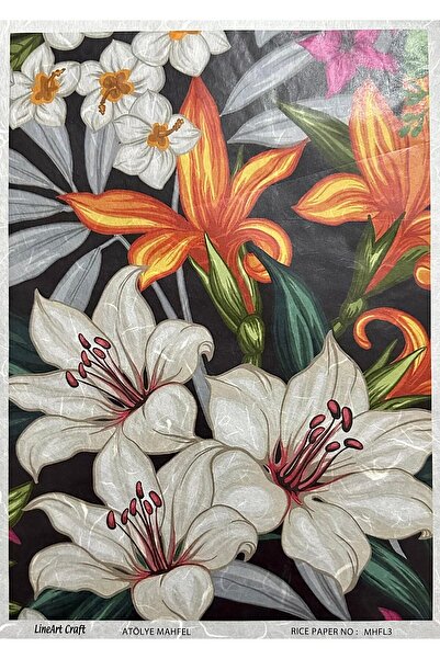 LİNEART PİRİNÇ DEKOPAJ KAĞIDI MHFL3