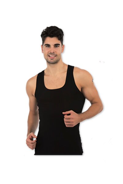 EŞYILDIZ 6-Pack Co-Star Men's Singlet Black and White