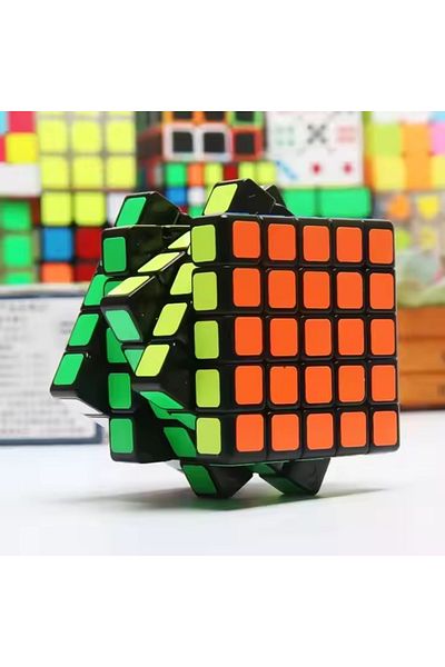 divendi-ro Cub Rubik, 5x5, plastic, pentru copii de la 6 ani +, 6,2x6,2 cm, multicolor