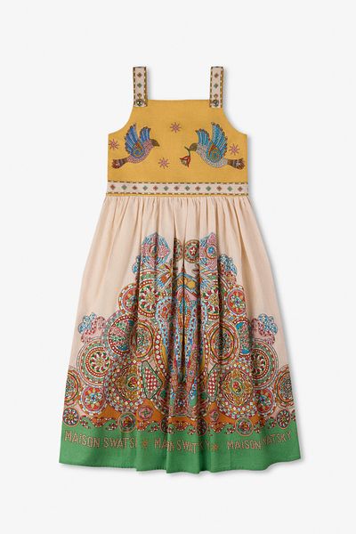 SWATSKY Girl Patterned Dress