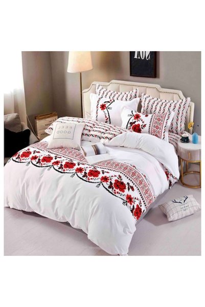 JOJO HOME Lenjerie de pat, Jojo Home, Imprimeu Traditional, M1, 6 piese, 2 pe...