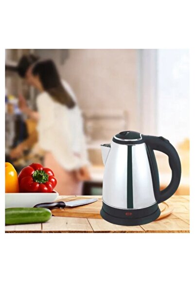 dalimag Fierbător electric PrzyPas, 2L, 1500W, oțel inoxidabil, fierbere rapidă, argintiu