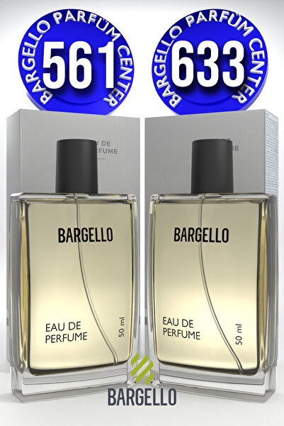 Bargello 561 Erkek 50 ml Parfüm Edp Fresh + 633 Fresh Erkek Parfüm 50 Ml EDP