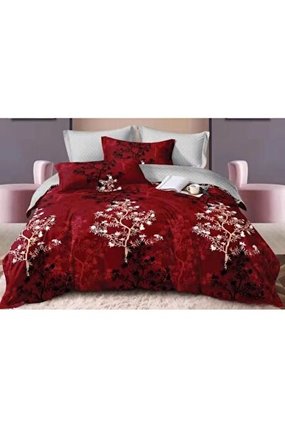 OEM Set de lenjerie de pat dublă, Finet, 6 piese, pentru 2 persoane, Ramurele...