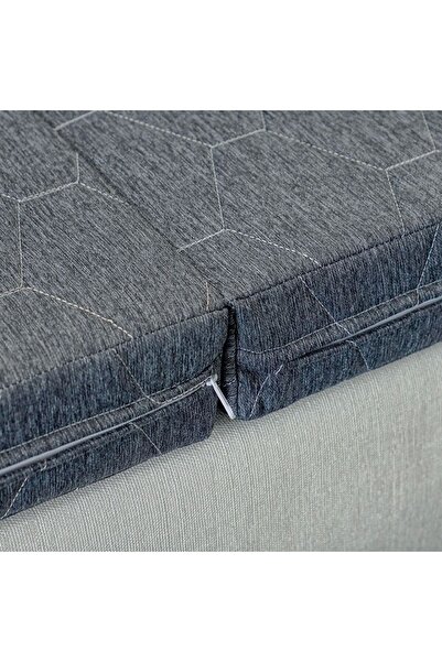 Danube Home Zip Single trifold guest and travel foam mattress 10 cm | Single Bed Mattress | Firm Feel