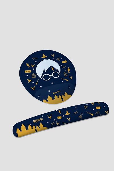 Flipped Hogwarst Blue Printed Mousepad