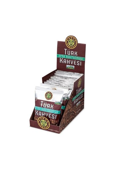 Kahve Dünyası Kahve Dunyasi, Roasted Turkish Coffee 100g X 12 Pieces