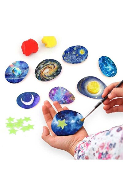 Arabest مجموعة الرسم على الصخور، فنون وحرف يدوية للأطفال بعمر سنتين فما فوق، ...