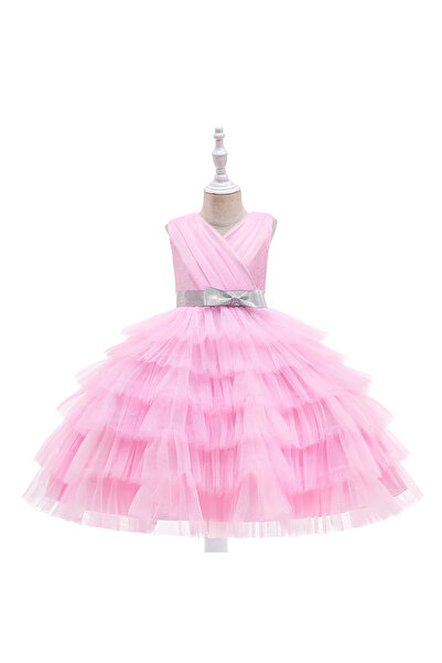 ddaniela Mia Hot Pink Party Dress with belth