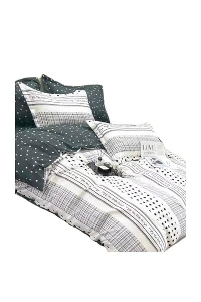 OEM Bedding Set, 6 Pieces, 230x250cm, Finet, Enjoy The Little Things, Multicolor