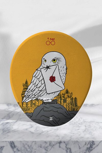 Flipped Owl Potter Printed Mousepad
