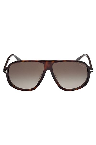 Tom Ford Unisex Sunglasses Tf1208 Guillaume 52K 61-12, Brown Acetate Frame