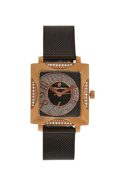 Philippe Moraly Women Stainless Steel Analog Wrist Watch LS0952QRBB