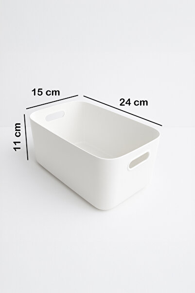 Fesya Home Desktop Organizer White Color Plastic Multi-Purpose Organizer