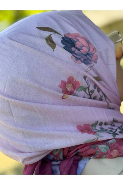 ALDIRA The Pashmina Viscose Fabric Is a Digital Pattern of 110 Grams