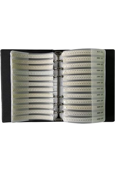 OEM SMD 0201 assorted resistors card – 170 values × 50 pieces