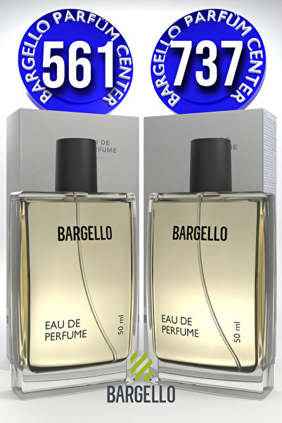 Bargello 561 Erkek 50 ml Parfüm Edp Fresh + 737 Woody Erkek Parfüm 50 Ml EDP