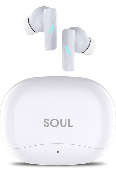 X.Cell Xcell Soul16 Pro TWS Earbuds | LED Display, Copper Ring Sound, BT5.3, 16Hr Playtime, IP4 – White