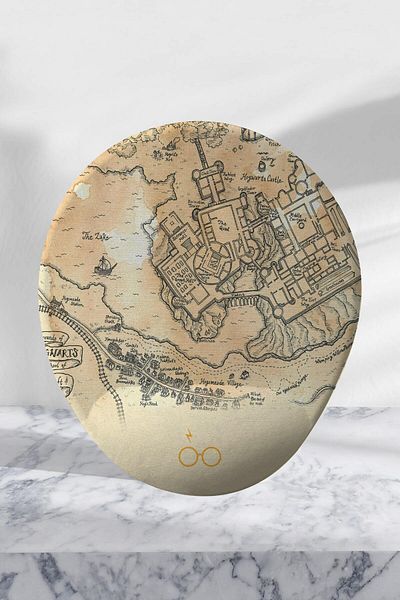 Flipped Hogwarts Potter Printed Mousepad