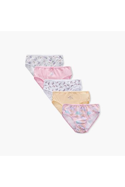 Juniors Printed Briefs - Set of 5