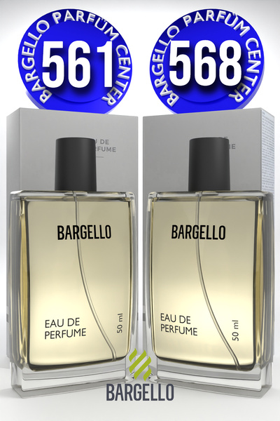 Bargello 561 Erkek 50 ml Parfüm Edp Fresh + 568 Floral Erkek Parfüm 50 Ml EDP