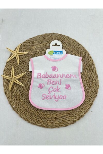 ByBest Beauty Baby Bib (My Grandmother Loves Me Very Much)