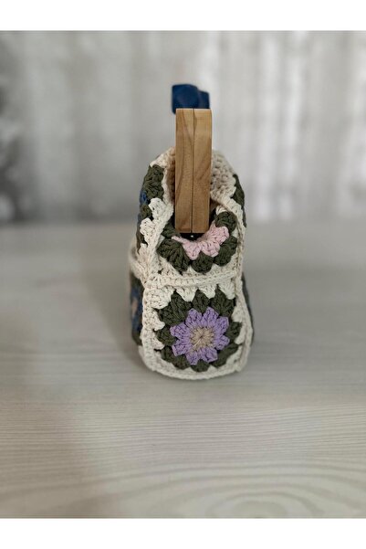 SOFT El Yapımı Motifli Örgü Çanta