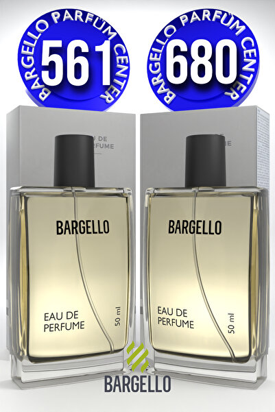 Bargello 561 Erkek 50 ml Parfüm Edp Fresh + 680 Woody Erkek Parfüm 50 Ml EDP