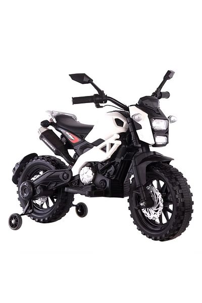 divendi-ro Motocicletă electrică pentru copii 6-12 ani, tip enduro, 550W, 2 baterii 6V4.5AH, Roșie