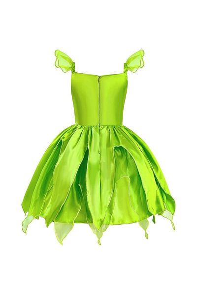OEM Fairy Dress for Children, Headband, Wings and Wand Set with butterflies, Tinker Bell, 110 cm, 3-4 years,