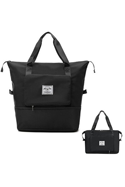 Aptel Τσάντα ταξιδιού, μαύρη, 40x42x22 εκ.