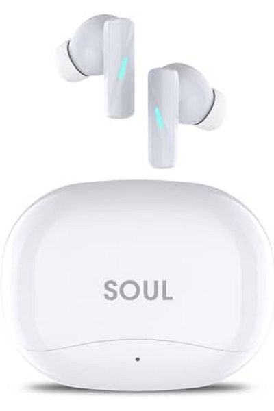 X.Cell Xcell Soul16 Pro TWS Earbuds | LED Display, Copper Ring Sound, BT5.3, 16Hr Playtime, IP4 – White